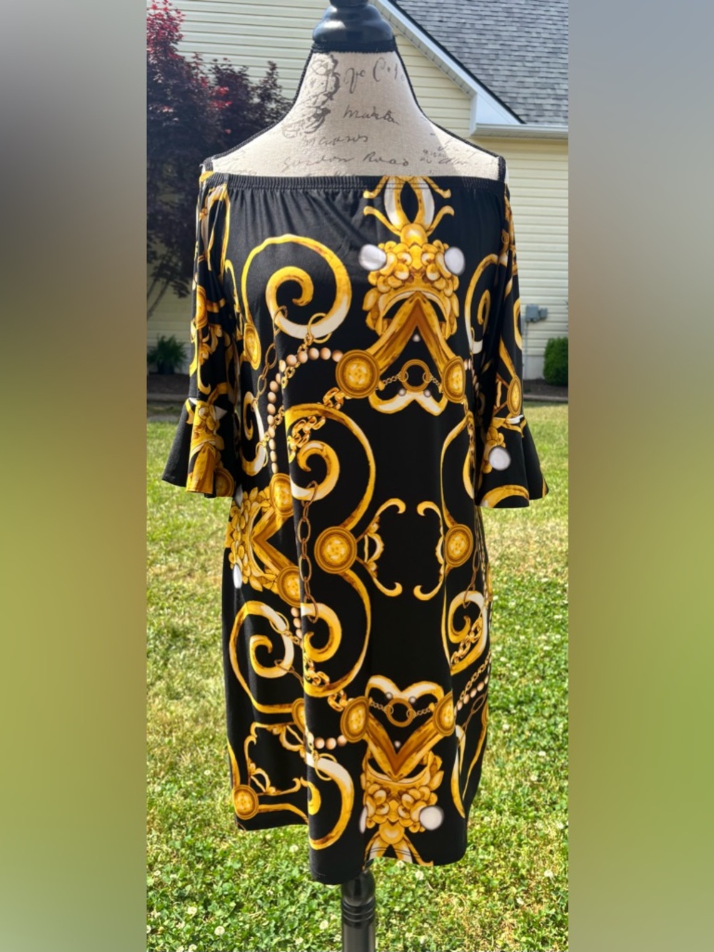 “Coast to Coast” A-line frill dress